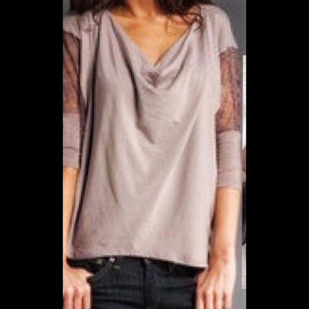 ‼️3/$20‼️Anthropologie Ella Moss Mixed Media Top